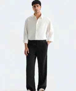 Straight Fit Trousers