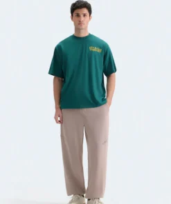 Slogan Print Jogger Trousers