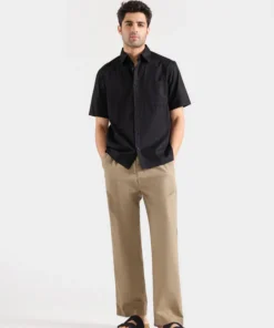 Textured Knit Polo Shirt
