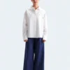 Cropped Embellished Shirt